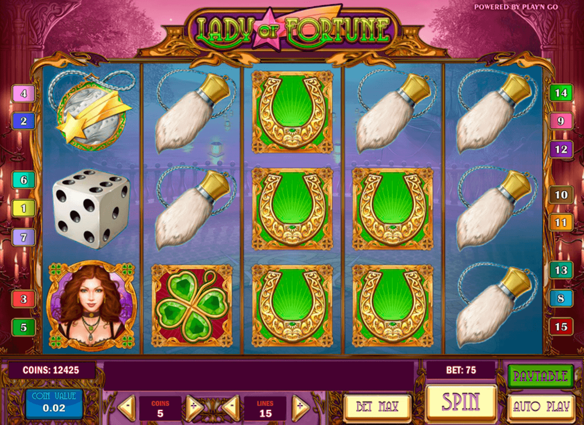 lady of fortune playn go casinospil online 