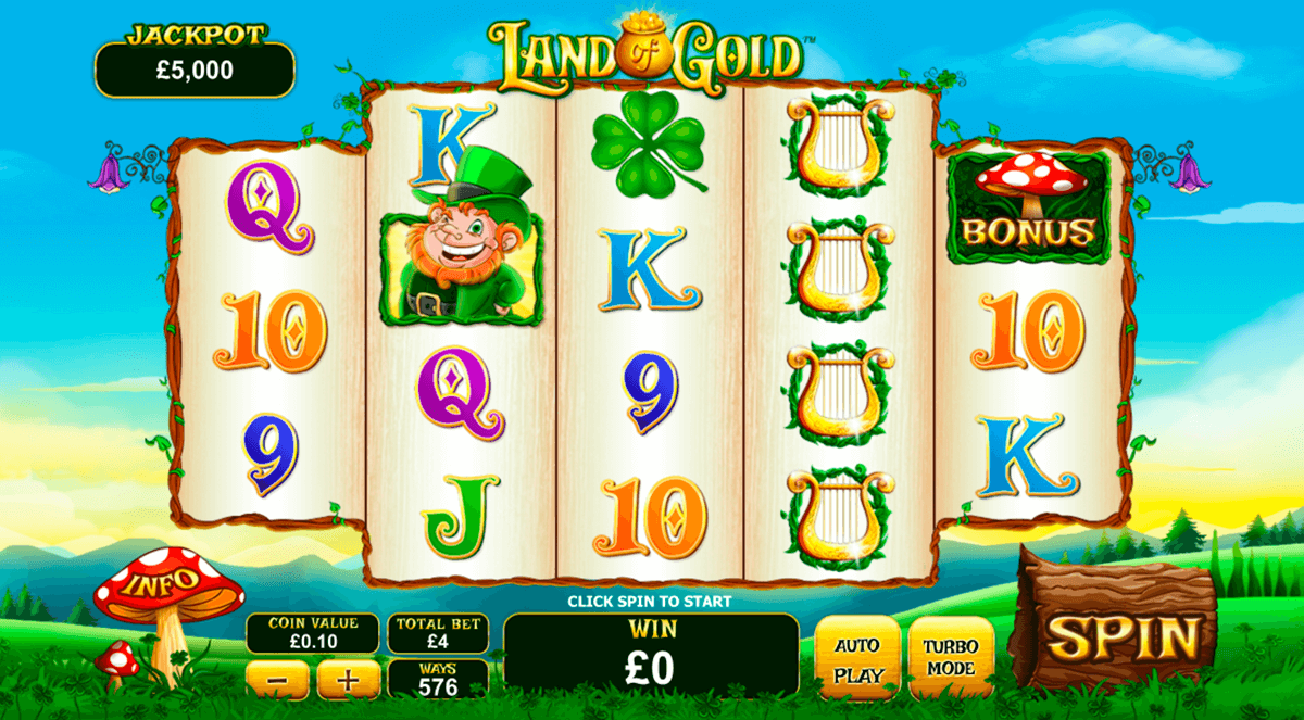 land of gold playtech casinospil online 