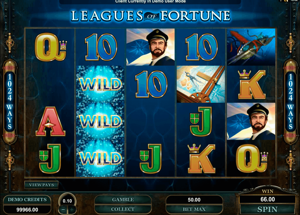 leagues of fortune microgaming casinospil online 