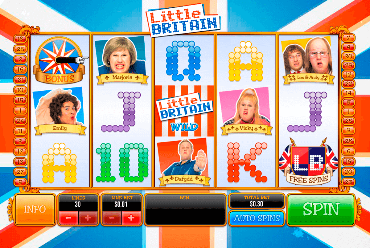 little britain playtech casinospil online 