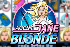 logo agent jane blonde microgaming spillemaskine 