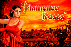 logo flamenco roses novomatic spillemaskine 