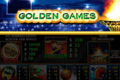logo golden games playtech spillemaskine 