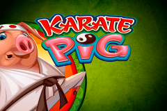 logo karate pig microgaming spillemaskine 