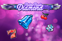 logo retro reels diamond glitz microgaming spillemaskine 