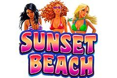logo sunset beach playtech spillemaskine 