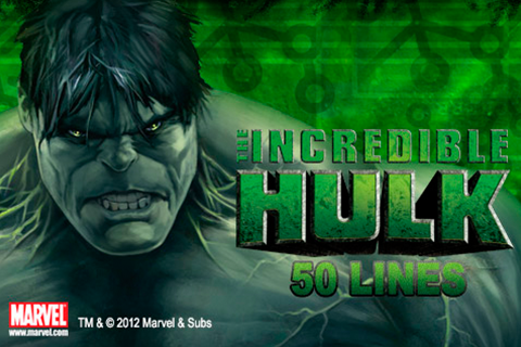 logo the incredible hulk 50 lines playtech 1 
