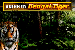 logo untamed bengal tiger microgaming spillemaskine 