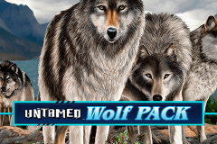 logo untamed wolf pack microgaming spillemaskine 