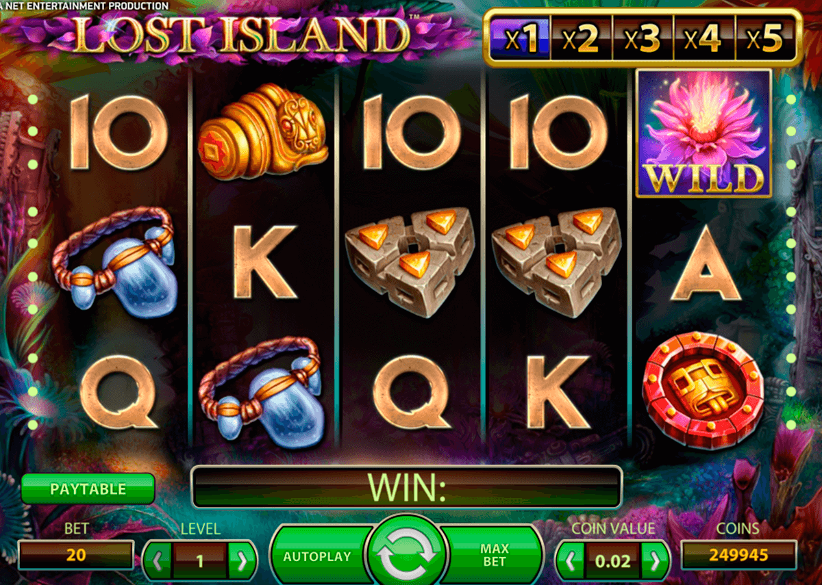 lost island netent casinospil online 