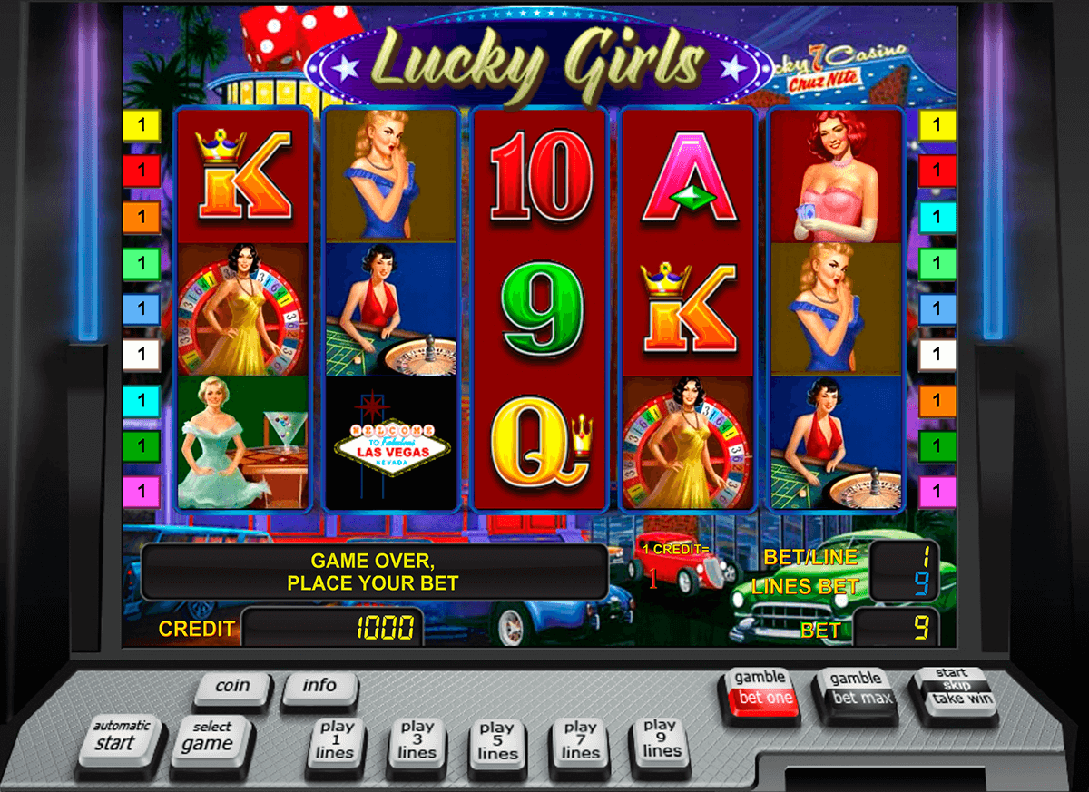 lucky girls novomatic casinospil online 