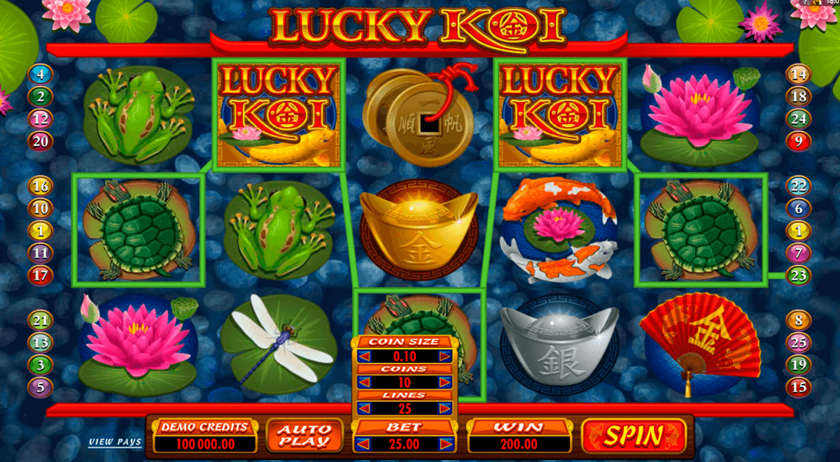 lucky koi microgaming casinospil online 
