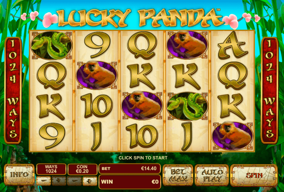 lucky panda playtech casinospil online 