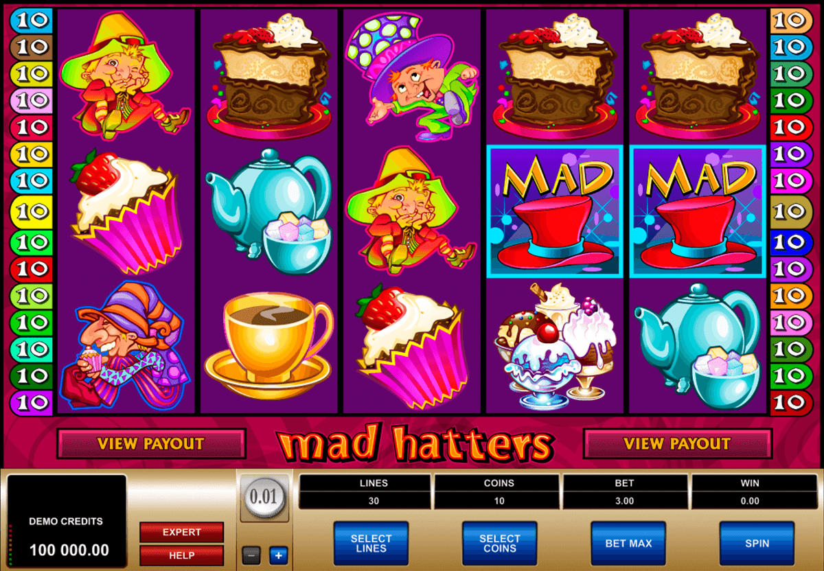 mad hatters microgaming casinospil online 