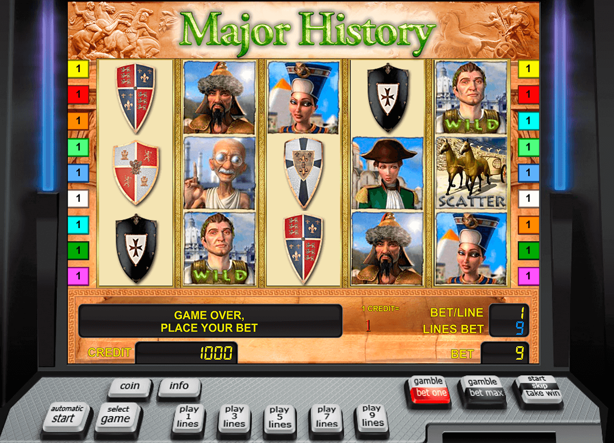 major history novomatic casinospil online 