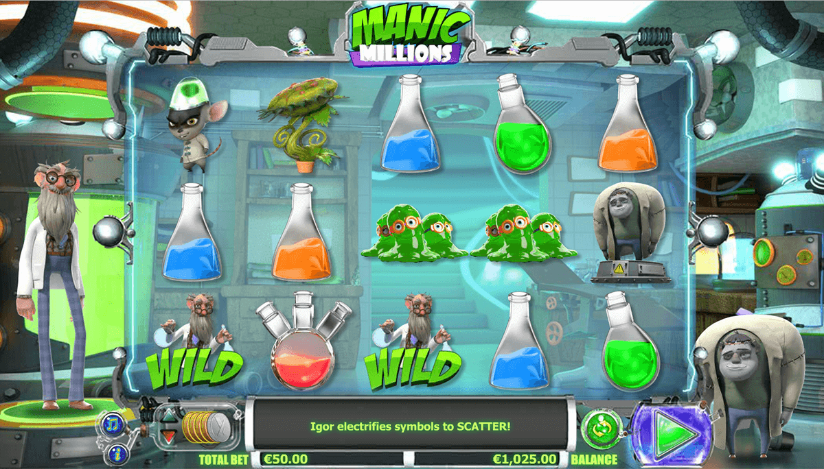 manic millions nextgen gaming casinospil online 