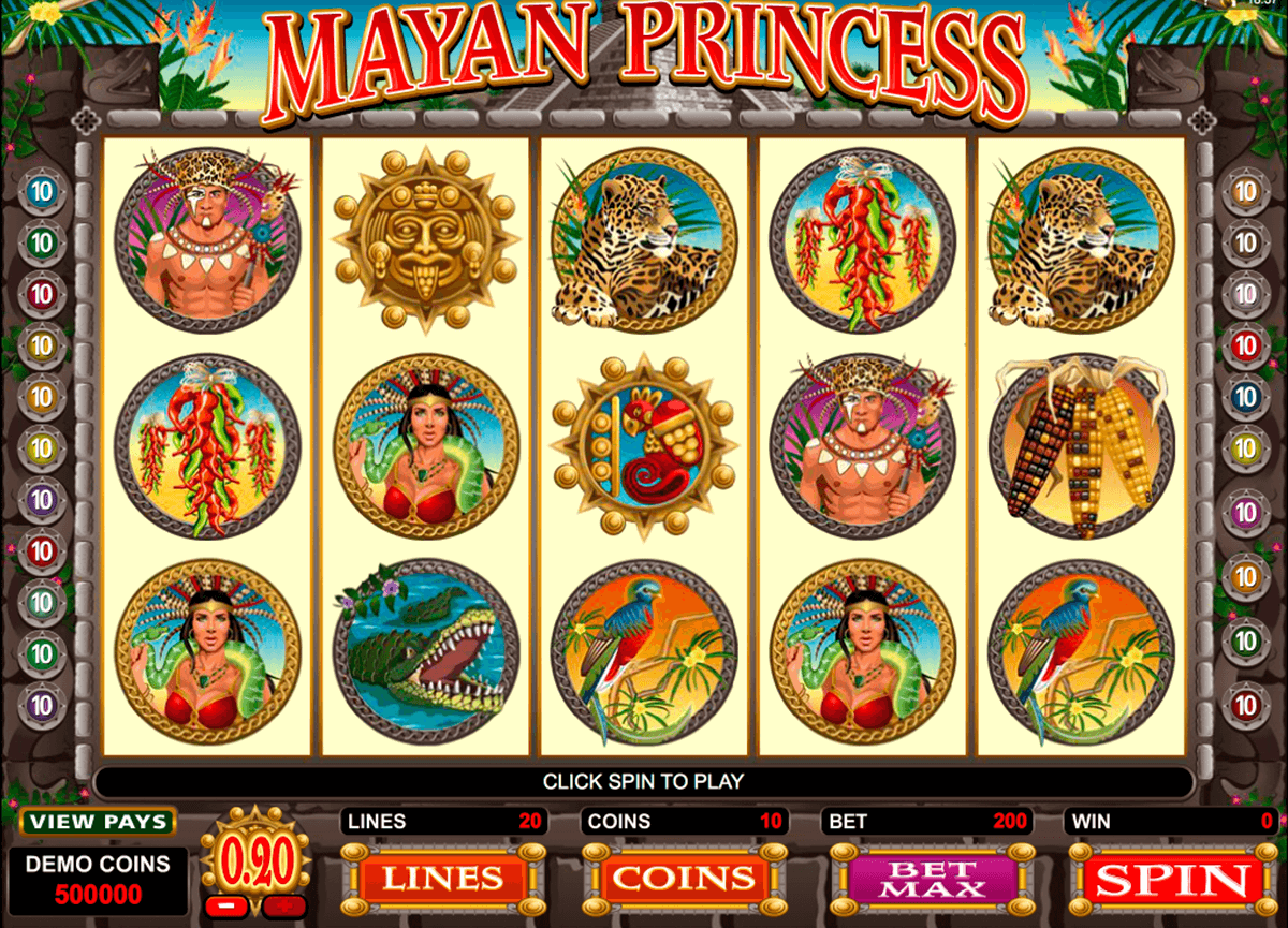 mayan princess microgaming casinospil online 