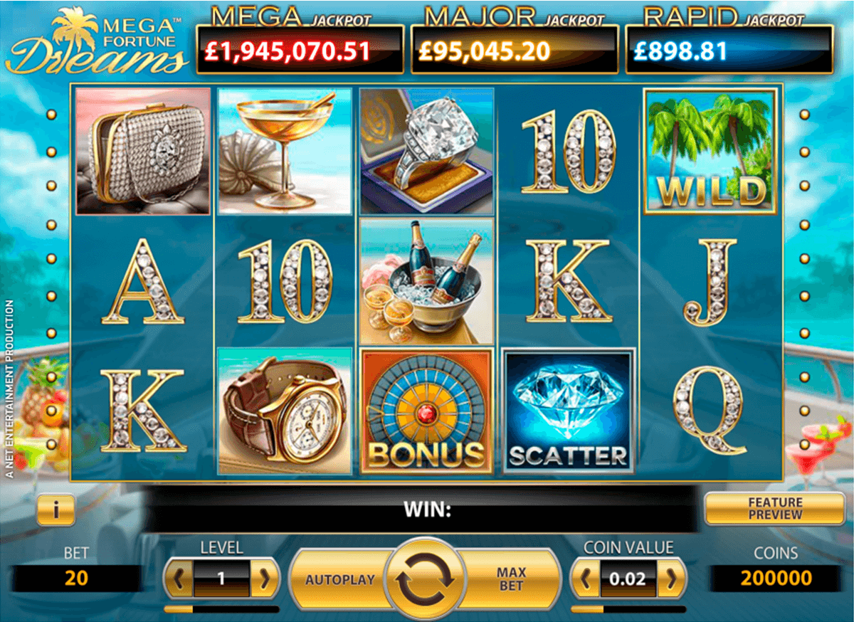 mega fortune dreams netent casinospil online 
