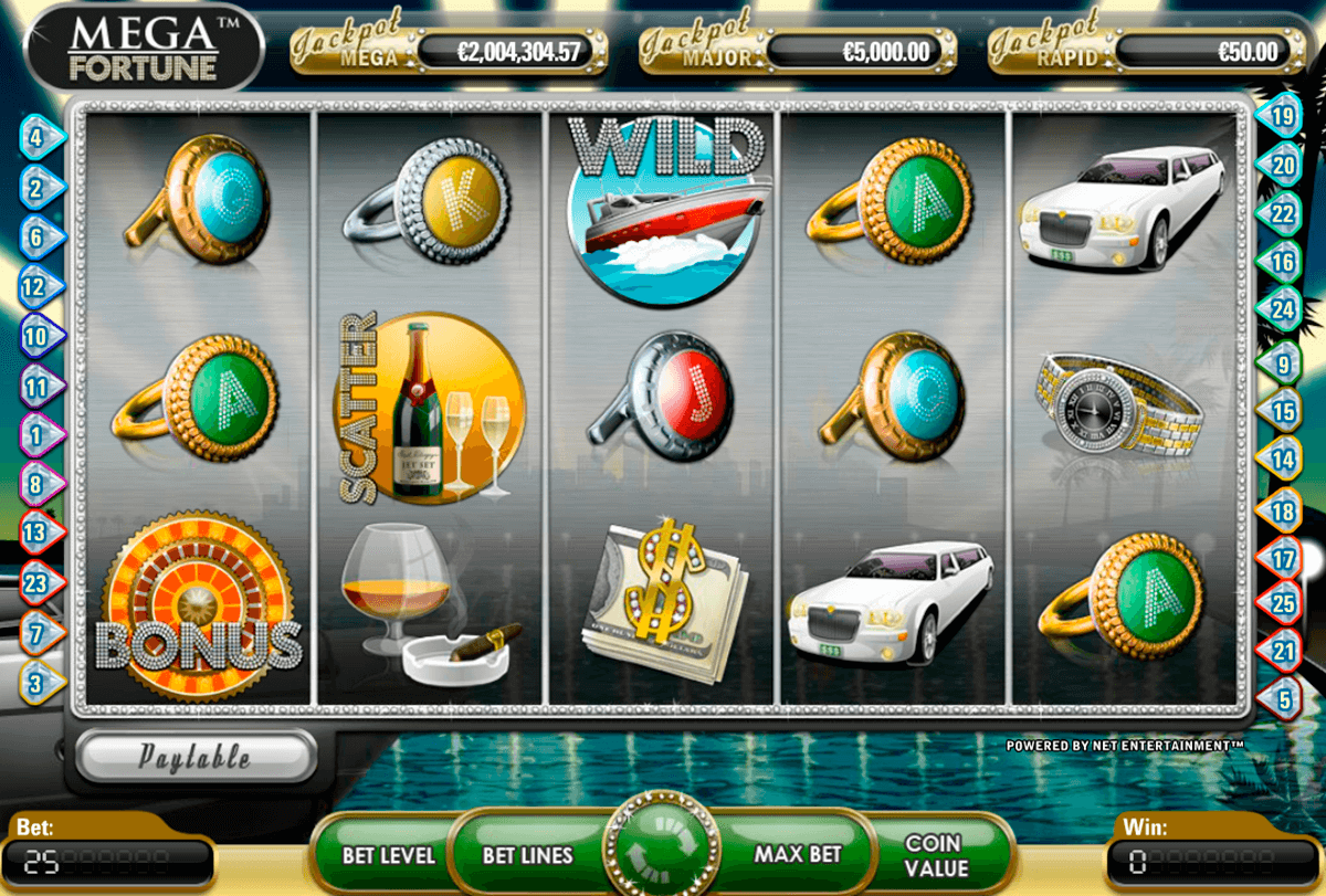 mega fortune netent casinospil online 