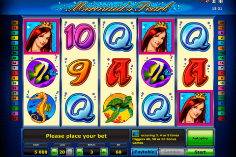 mermaids pearl deluxe novomatic casinospil online 