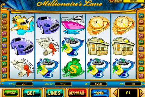 millionaires lane playtech casinospil online 