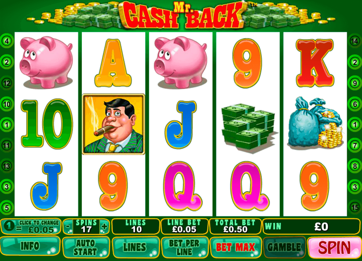 mr cashback playtech casinospil online 