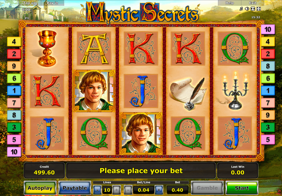 mystic secrets novomatic casinospil online 
