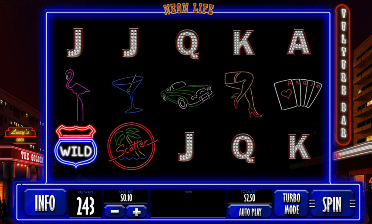 neon life playtech casinospil online 