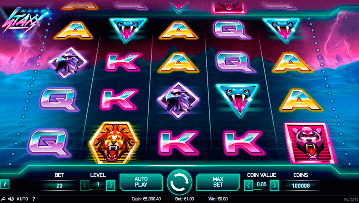 neon staxx netent casinospil online 