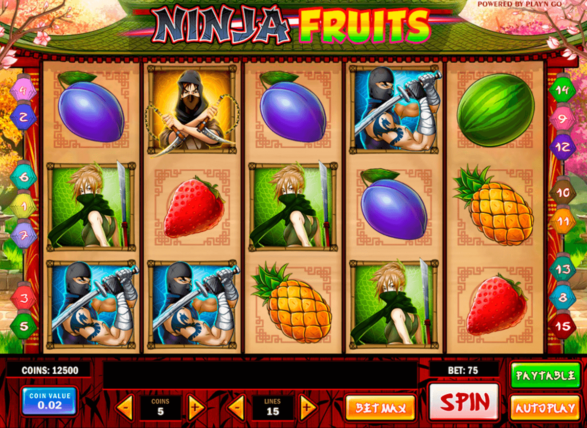 ninja fruits playn go casinospil online 