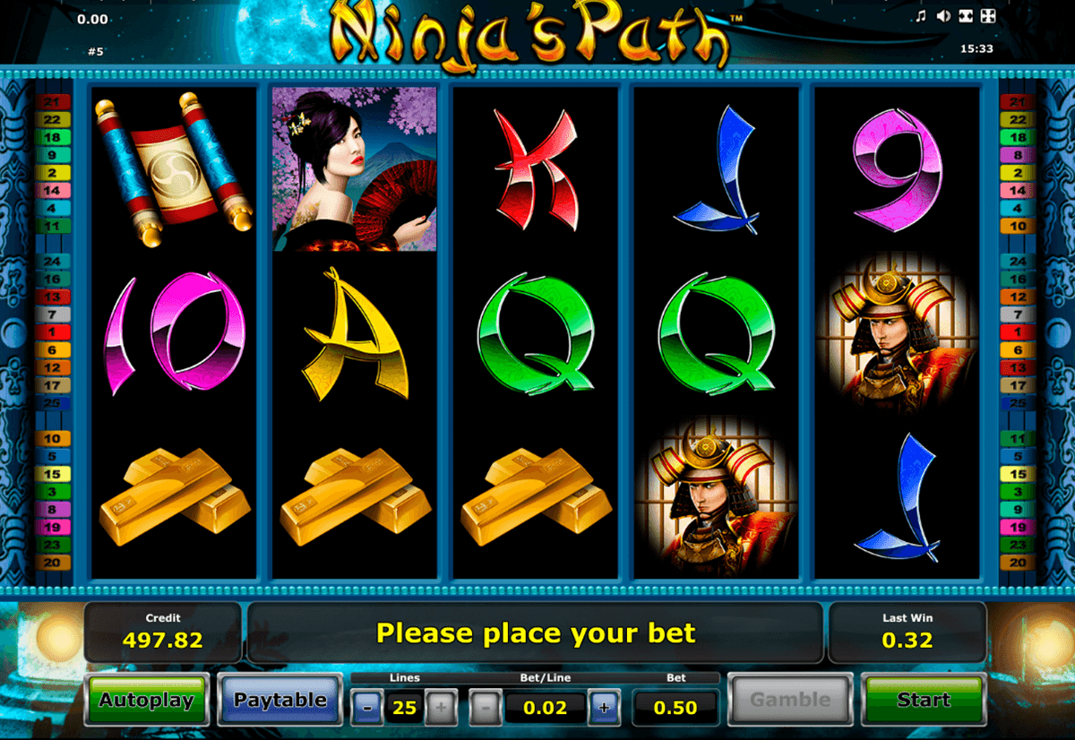 ninjas path novomatic casinospil online 
