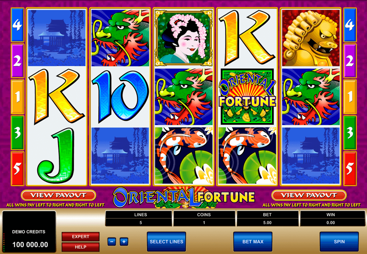 oriental fortune microgaming casinospil online 