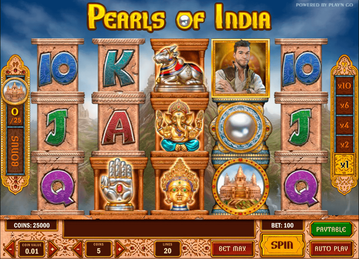 pearls of india playn go casinospil online 
