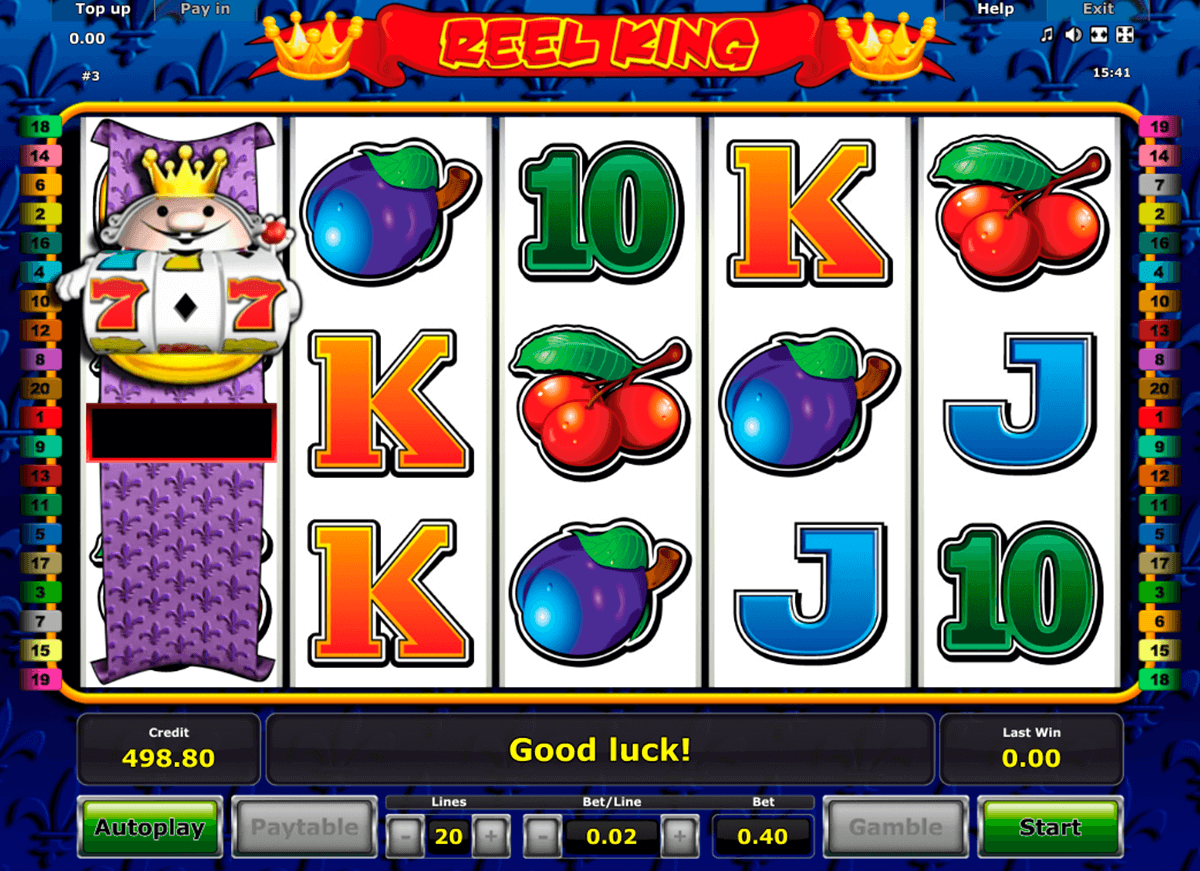 reel king novomatic casinospil online 
