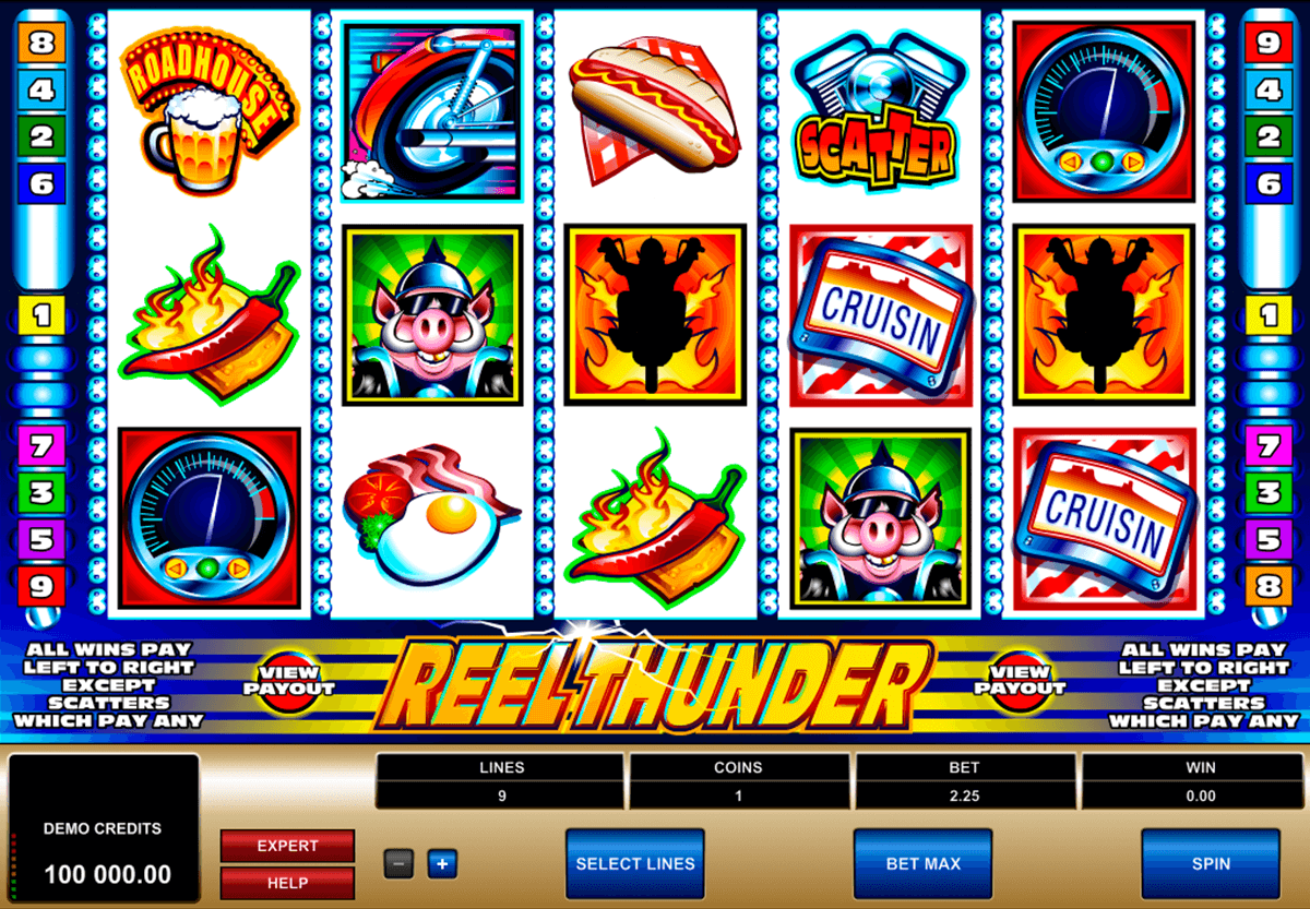 reel thunder microgaming casinospil online 