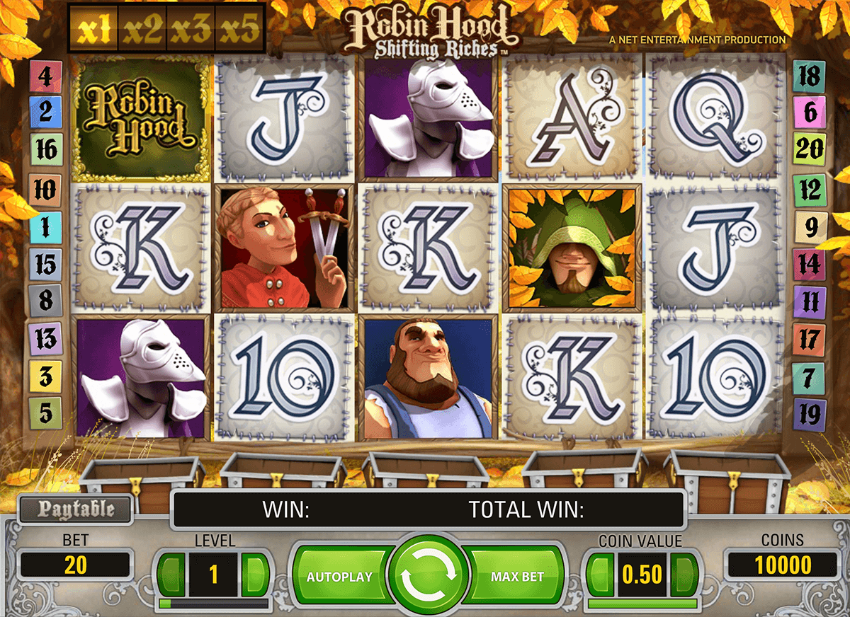 robin hood netent casinospil online 