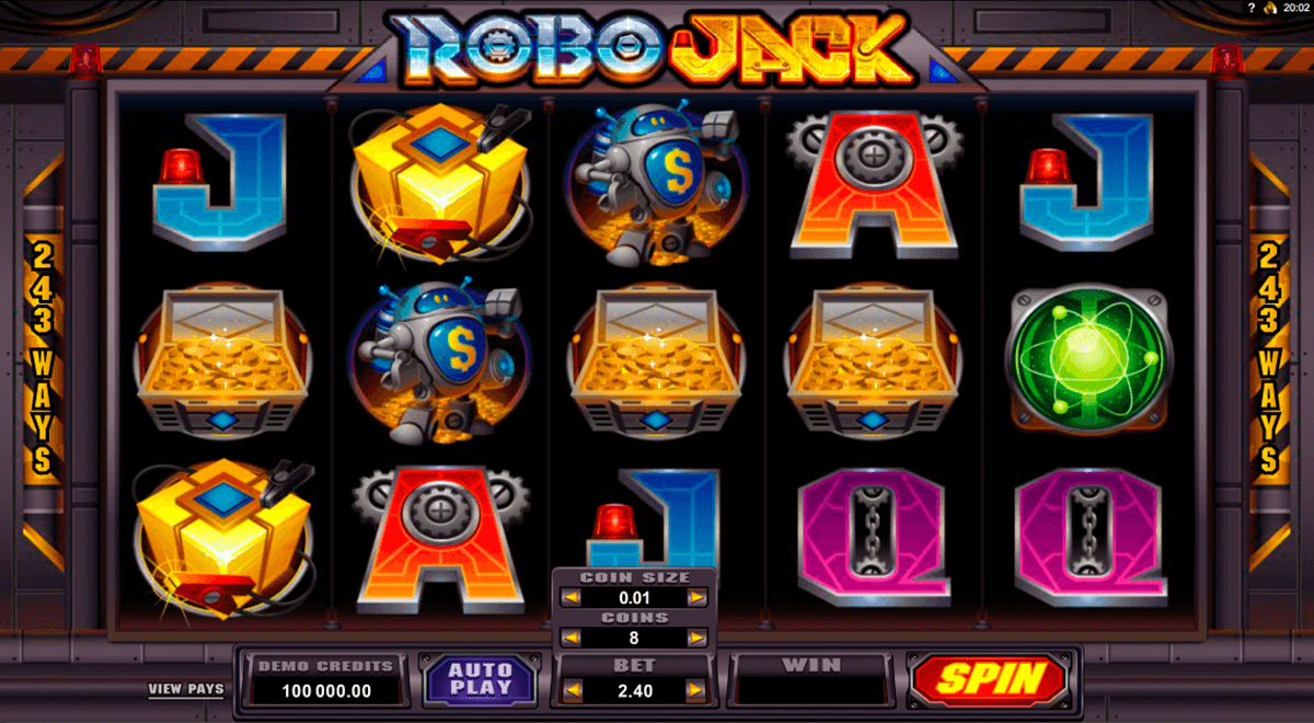 robojack microgaming casinospil online 