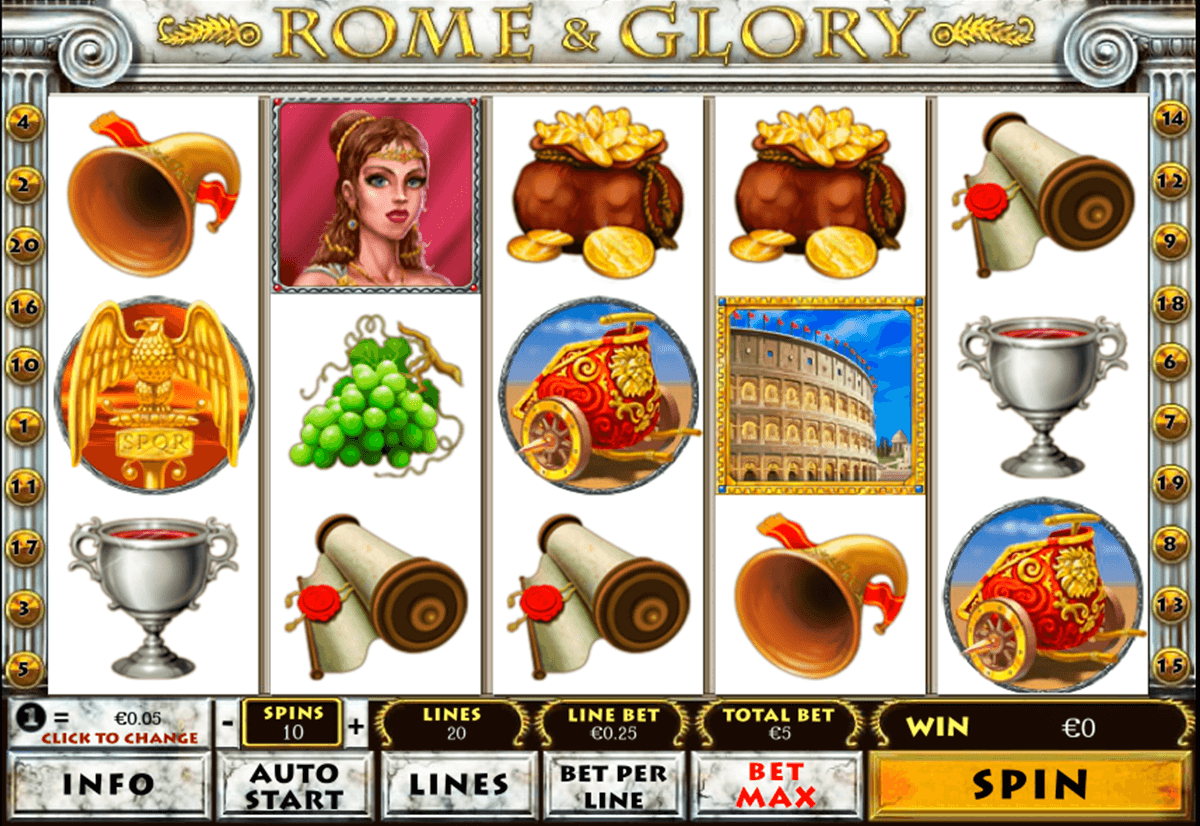 rome and glory playtech casinospil online 