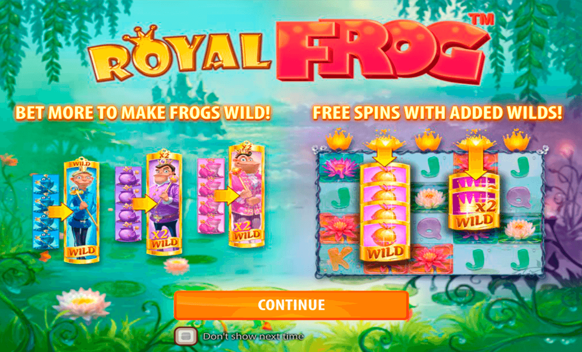 royal frog quickspin casinospil online 