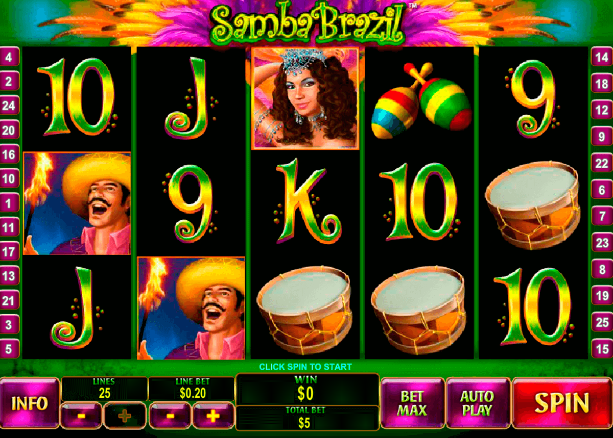samba brazil playtech casinospil online 