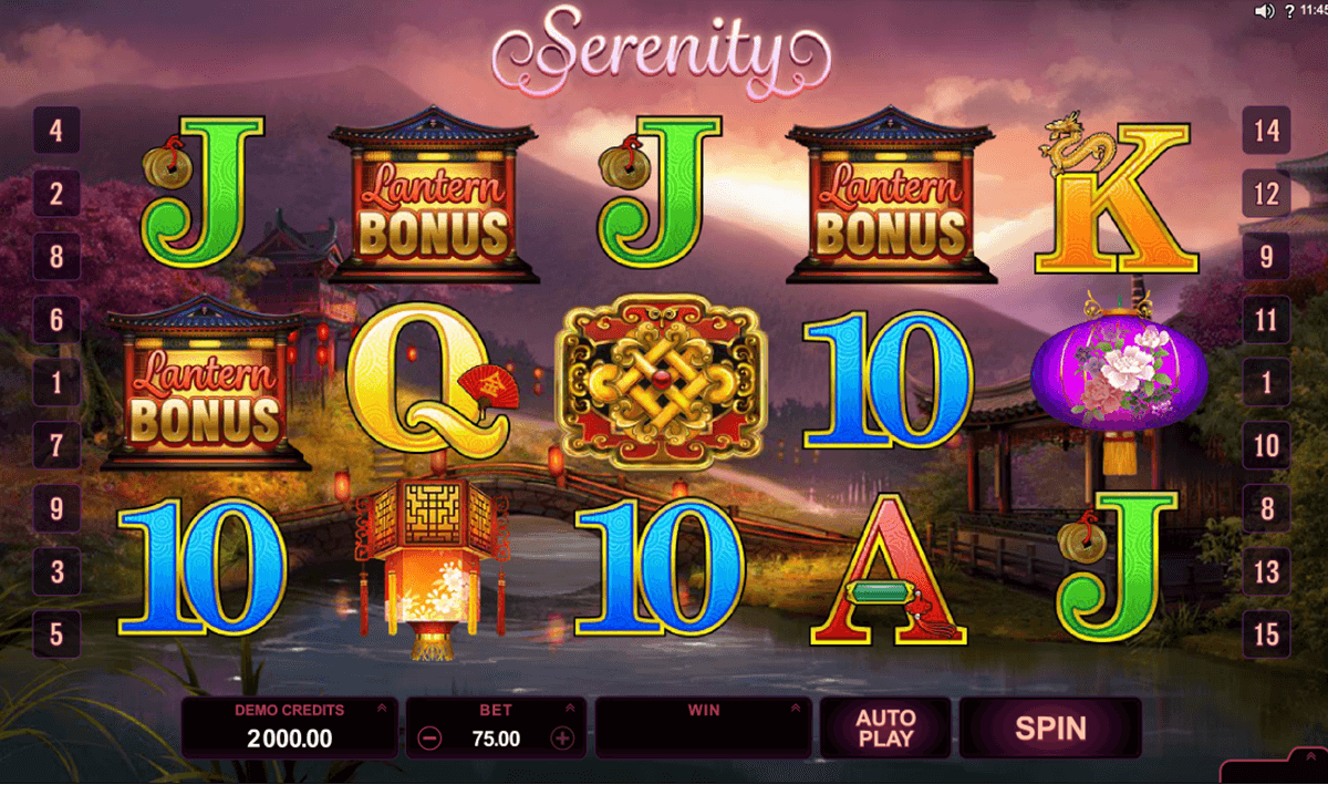 serenity microgaming casinospil online 