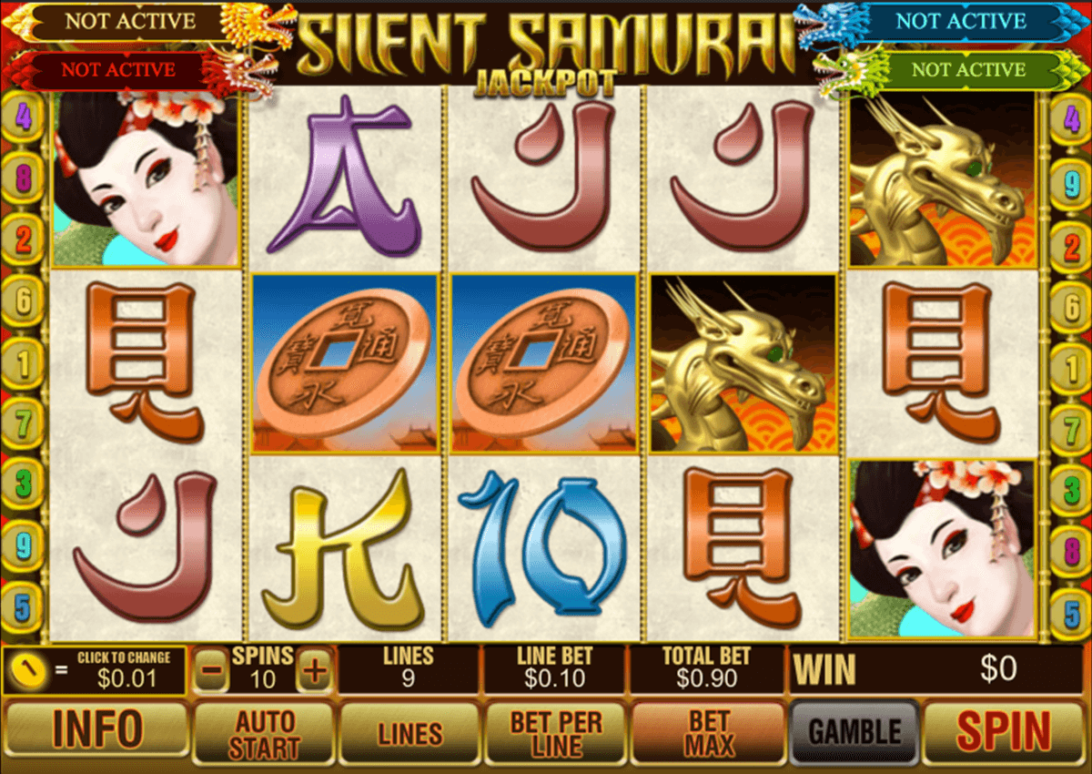 silent samurai jackpot playtech casinospil online 