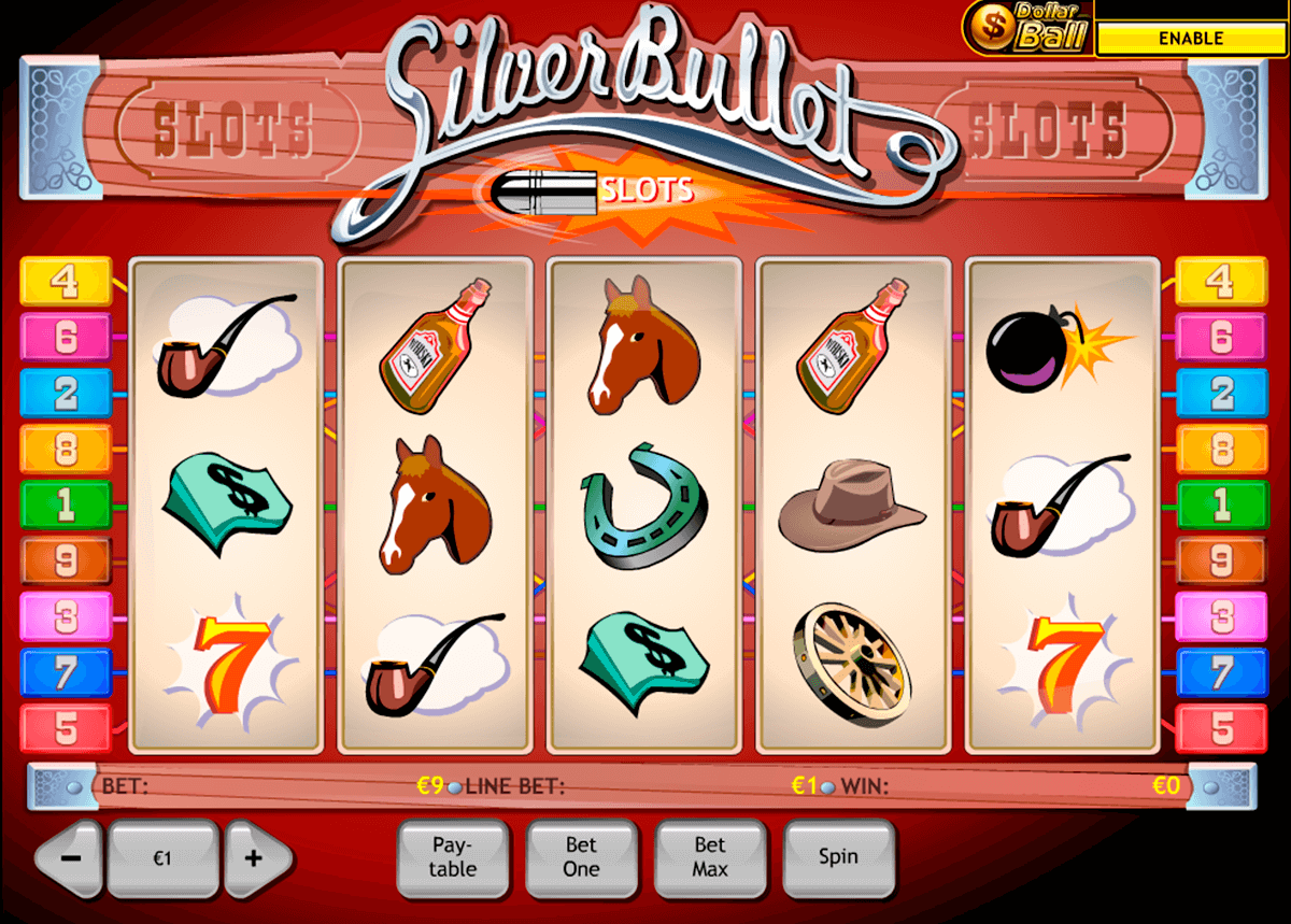 silver bullet playtech casinospil online 