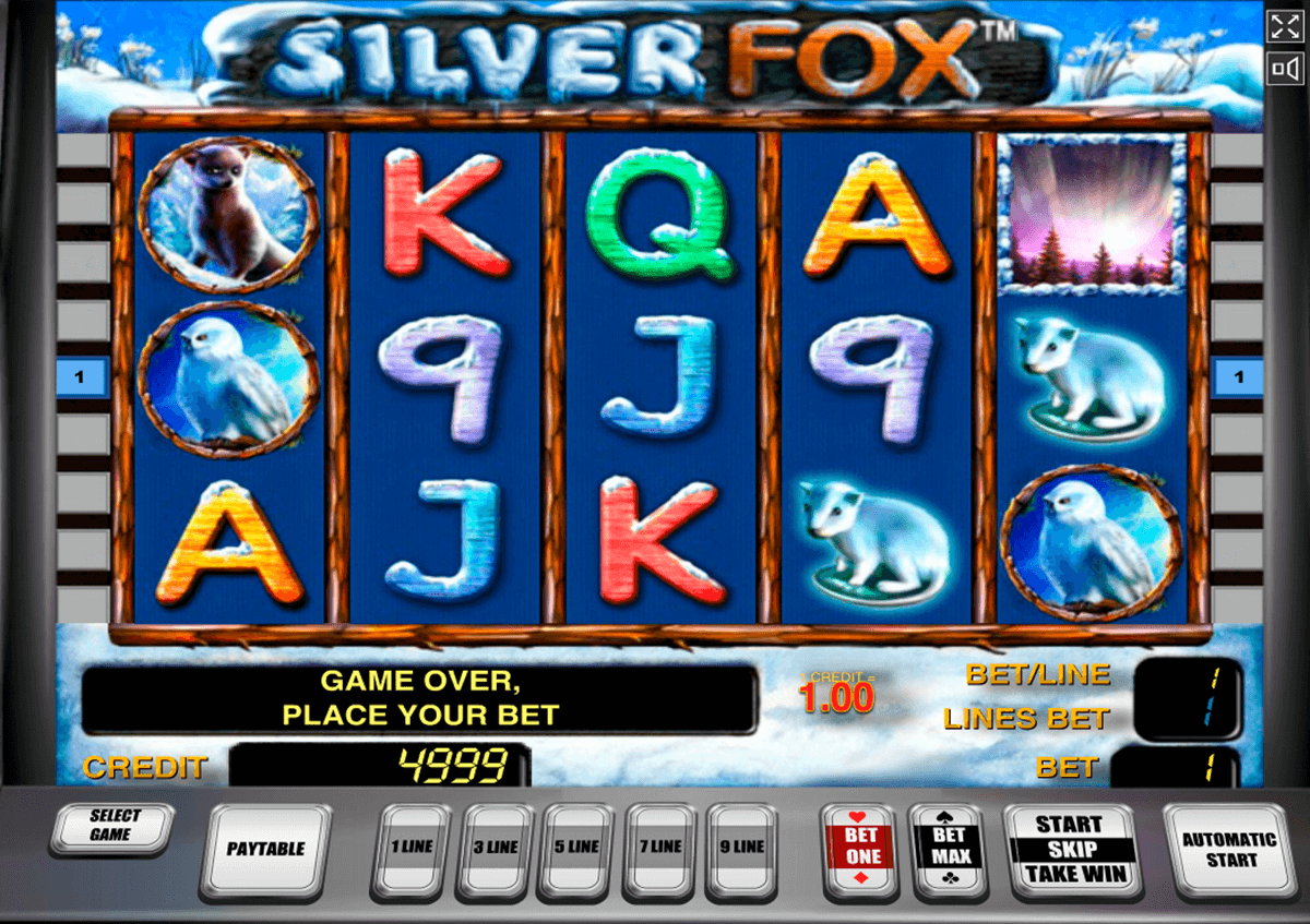 silver fox novomatic casinospil online 