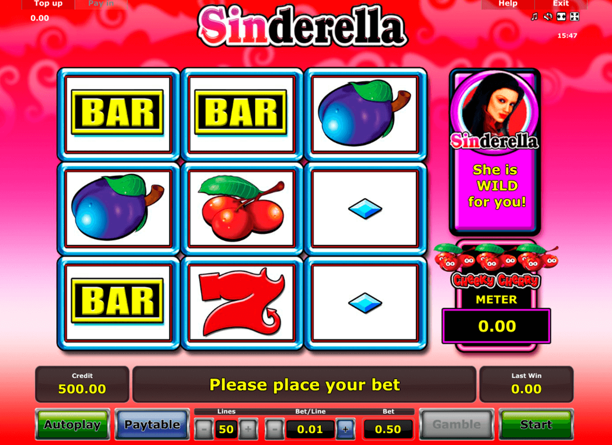 sinderella novomatic casinospil online 