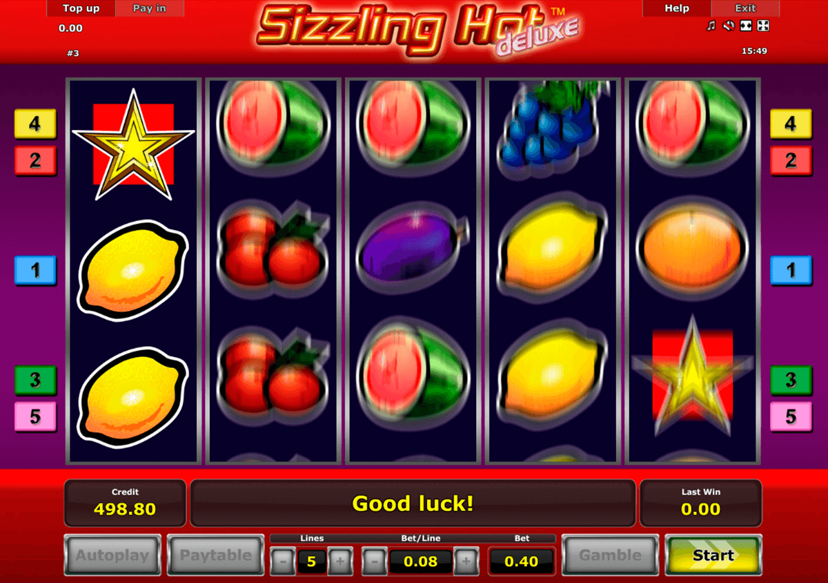 sizzling hot deluxe novomatic casinospil online 