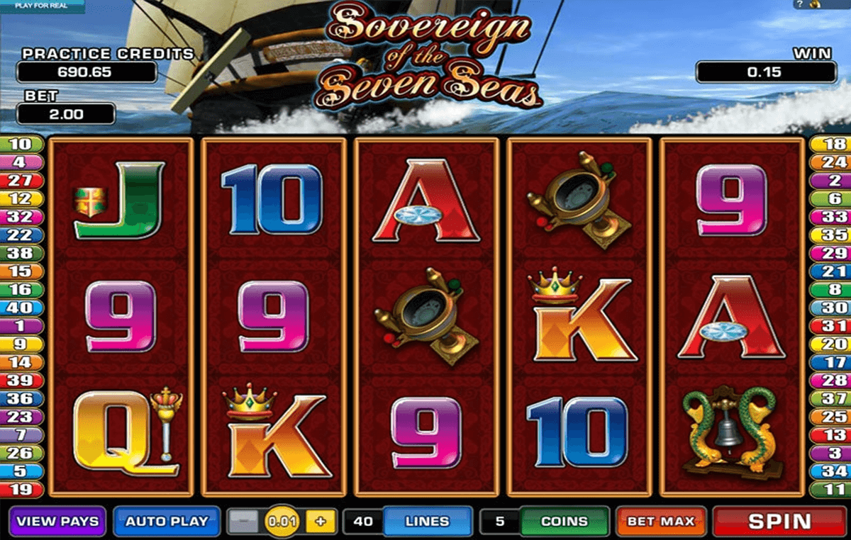 sovereign of the seven seas microgaming casinospil online 