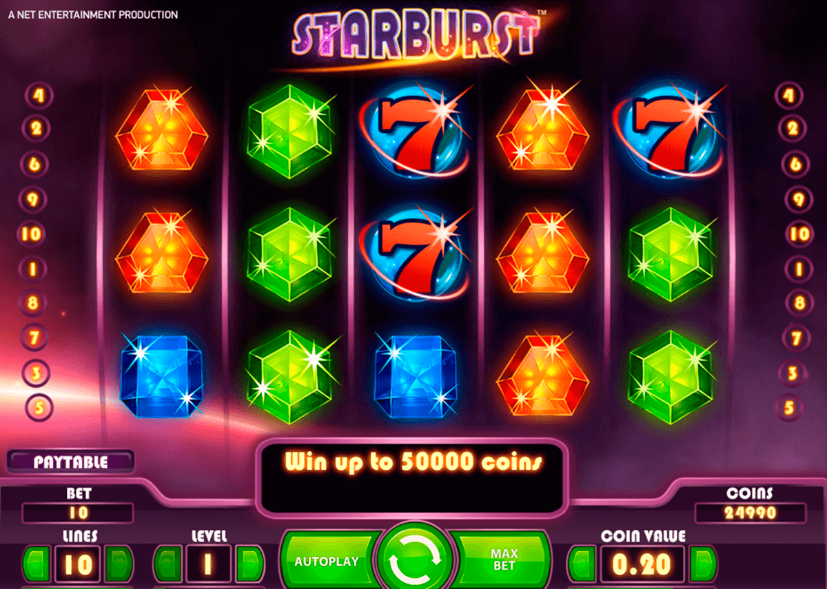 starburst netent casinospil online 