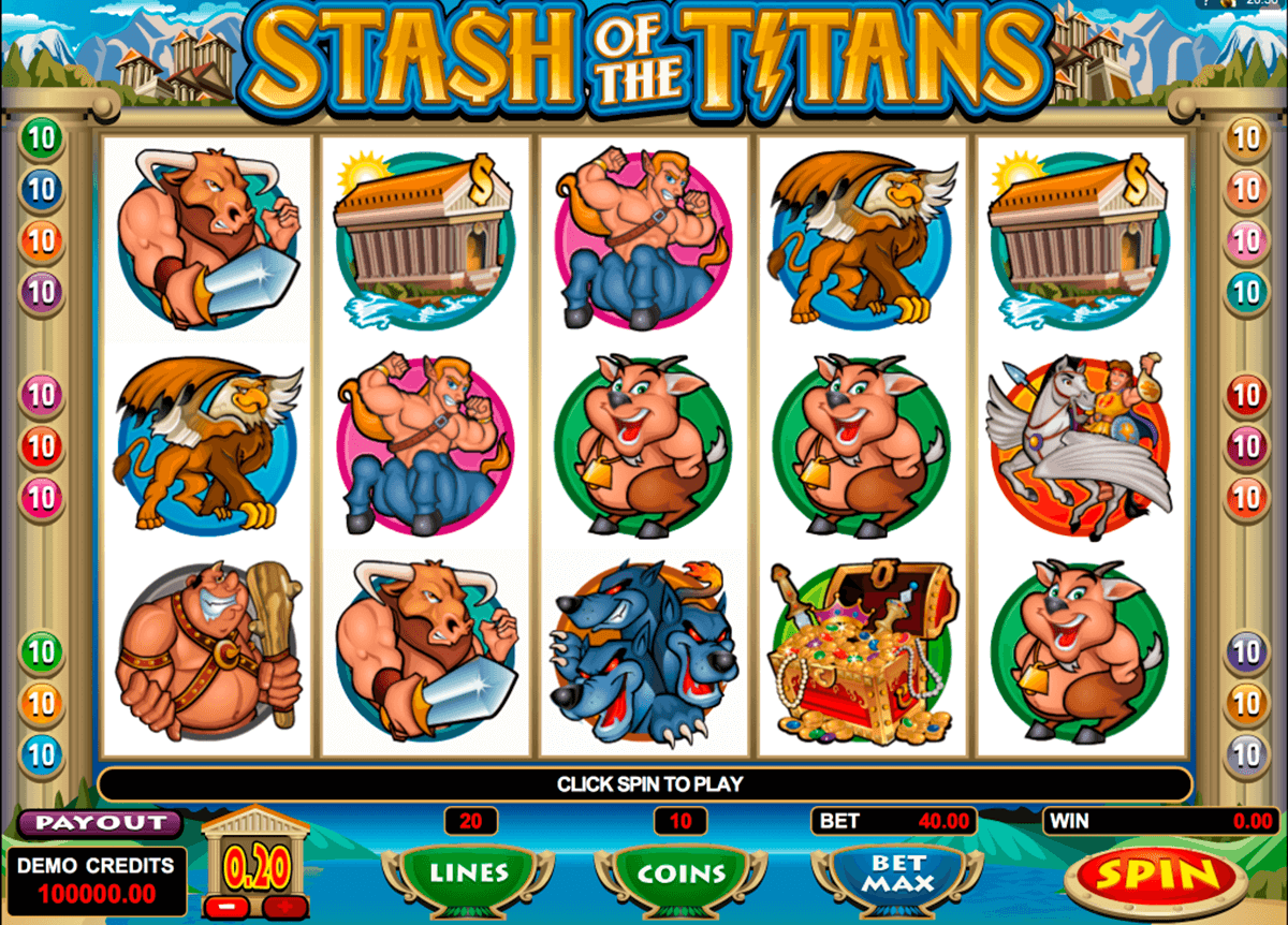 stash of the titans microgaming casinospil online 