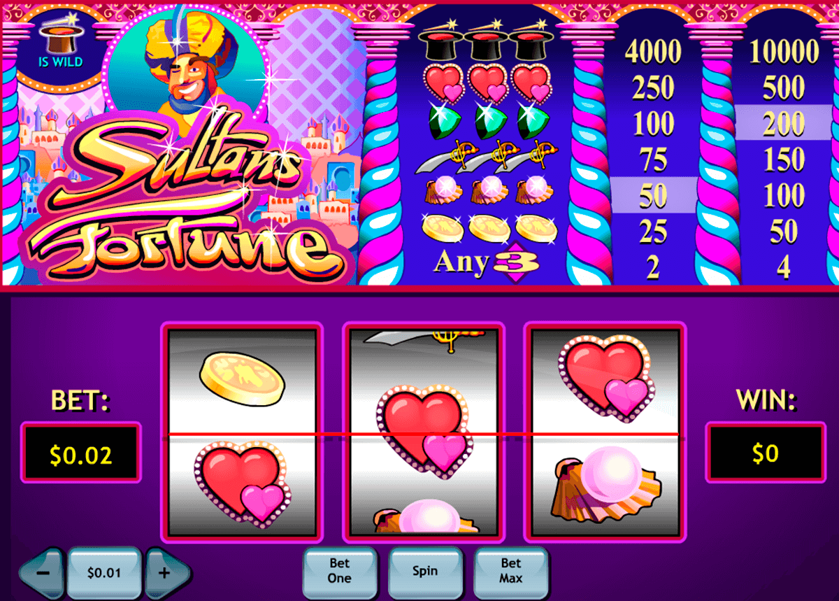 sultans fortune playtech casinospil online 